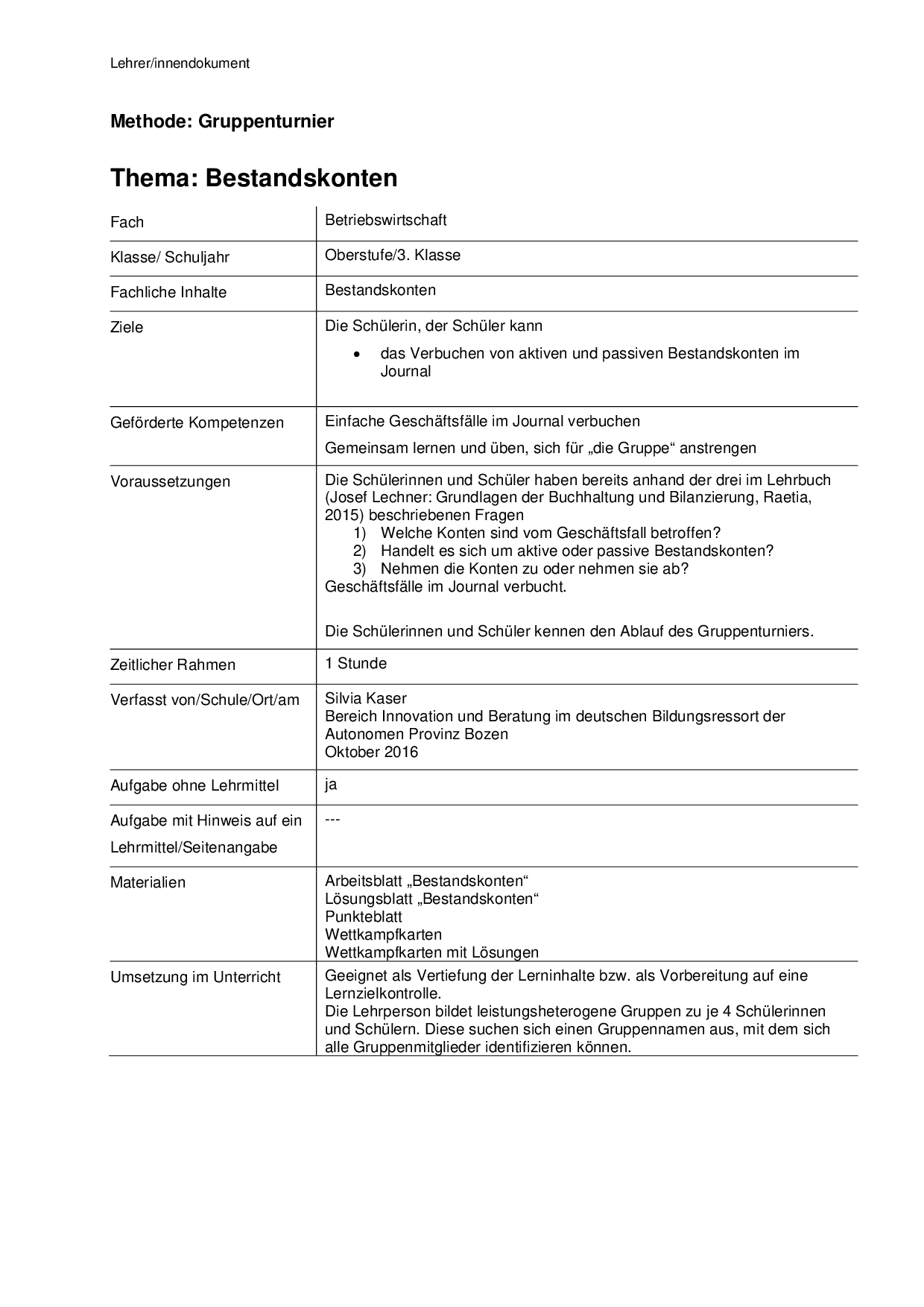 Methodenkoffer Kooperatives Lernen 1 – IQES