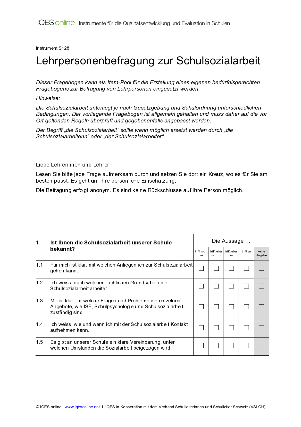 Kooperation Und Partizipation – IQES